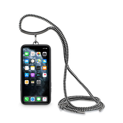 COCASES Universale Handykette Grau Schlüsselband Halsband zum Umhängen für iPhone/Samsung/Huawei